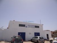 Water desalination station at Oia