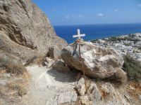 Cyclades - Santorini - Perissa - Waypoint (1) to Panagia Katefiani