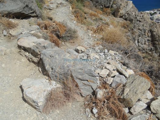 Cyclades - Santorini - Perissa - Waypoint (2) to Panagia Katefiani