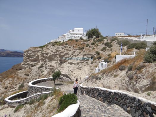 Santorini - Megalochori - Path to Thermi